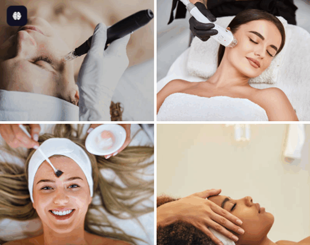 Medical spa services including laser treatment, skin care, and body sculpting at J9 Clinic