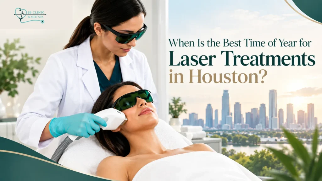 Laser treatment at J9 Clinic & Med Spa in Houston – best time of year for laser treatments